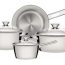 Bateria De Cocina Acero Inoxidable Triple Fondo