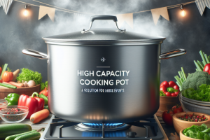 Ollas de alta capacidad: solución para grandes eventos.